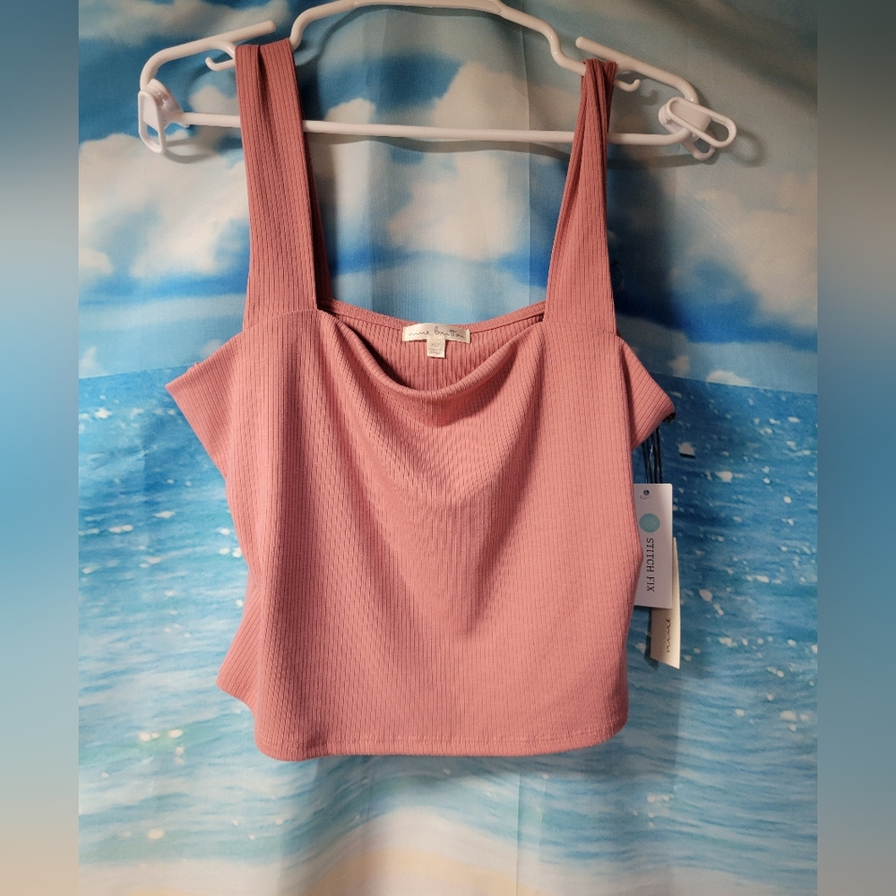 Nine Britton NWT Pink Tank Top Women's Size XLP‎